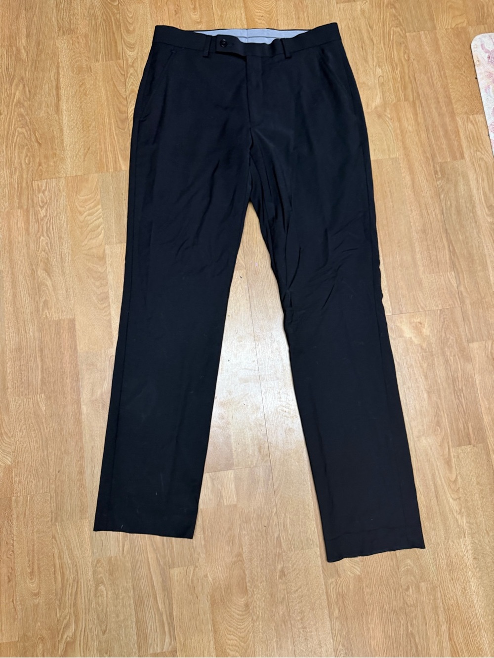 Men's Black Dress Pants - Classic Tailored Fit